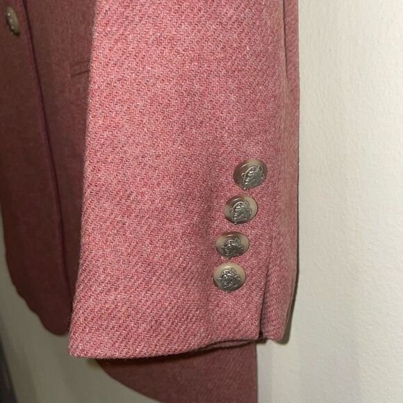 Vintage Ralph Lauren pink women’s blazer single button jacket suit size 10P - Picture 8 of 13